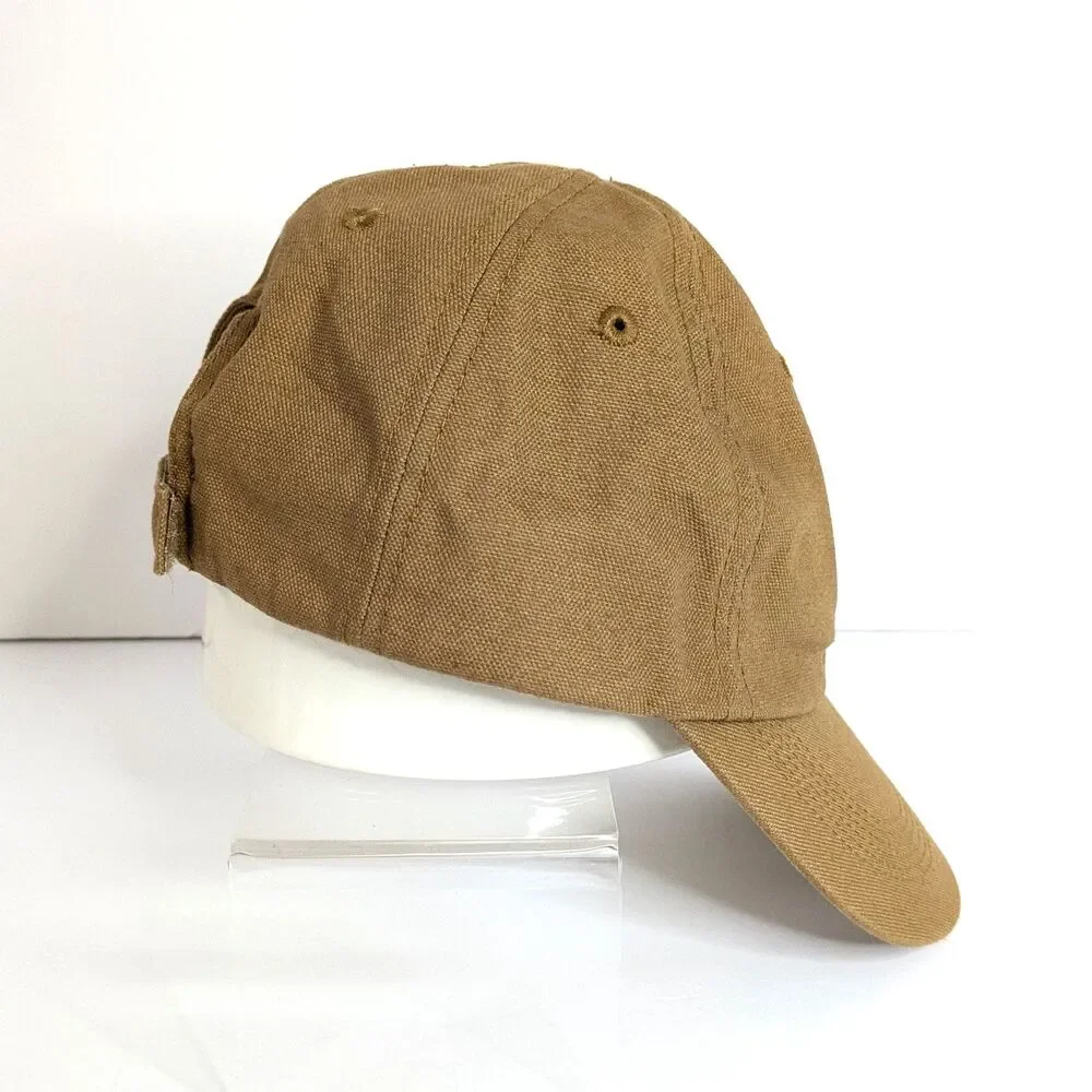 Carhartt Kids Canvas Baseball Hat Brown Adjustable Strapback Cap Youth Unisex